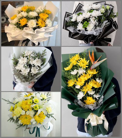 山东滨州滨城区秦皇台乡东张集西街村白事花束代送